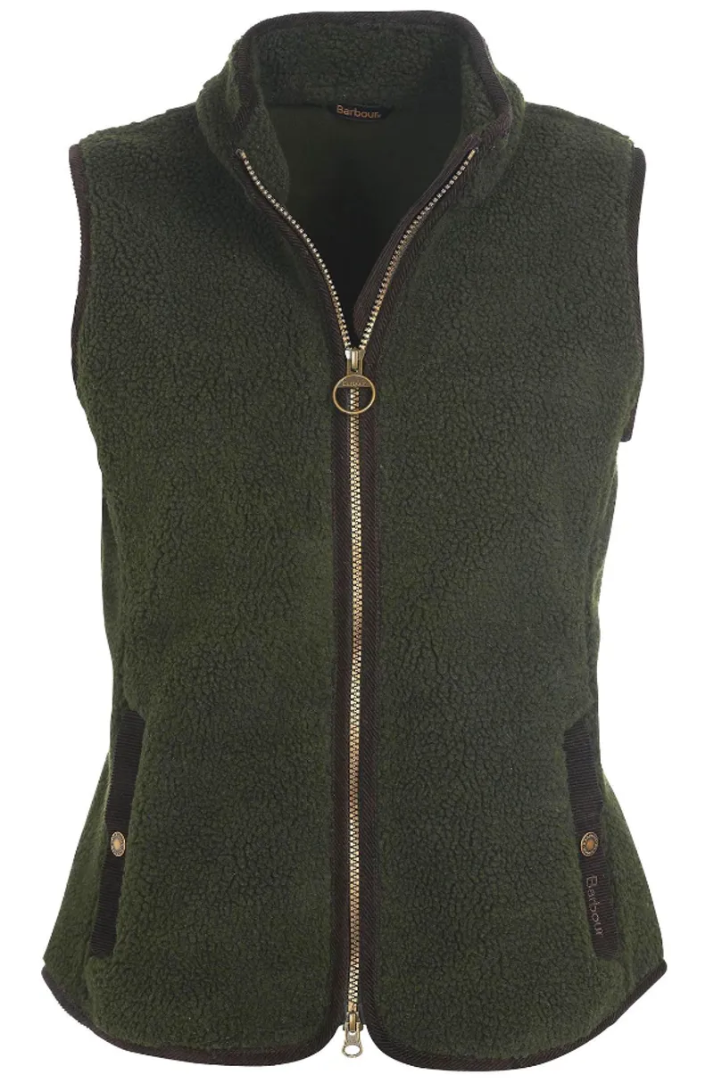 Barbour Burford Fleece Olive/Classic-1